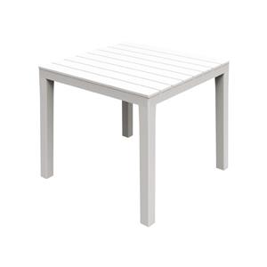 TAVOLI RESINA BALI DOGATO BIAN. 80X80